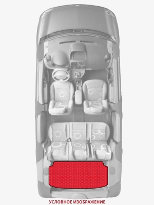 ЭВА коврики «Queen Lux» багажник для Лада Гранта Лифтбек